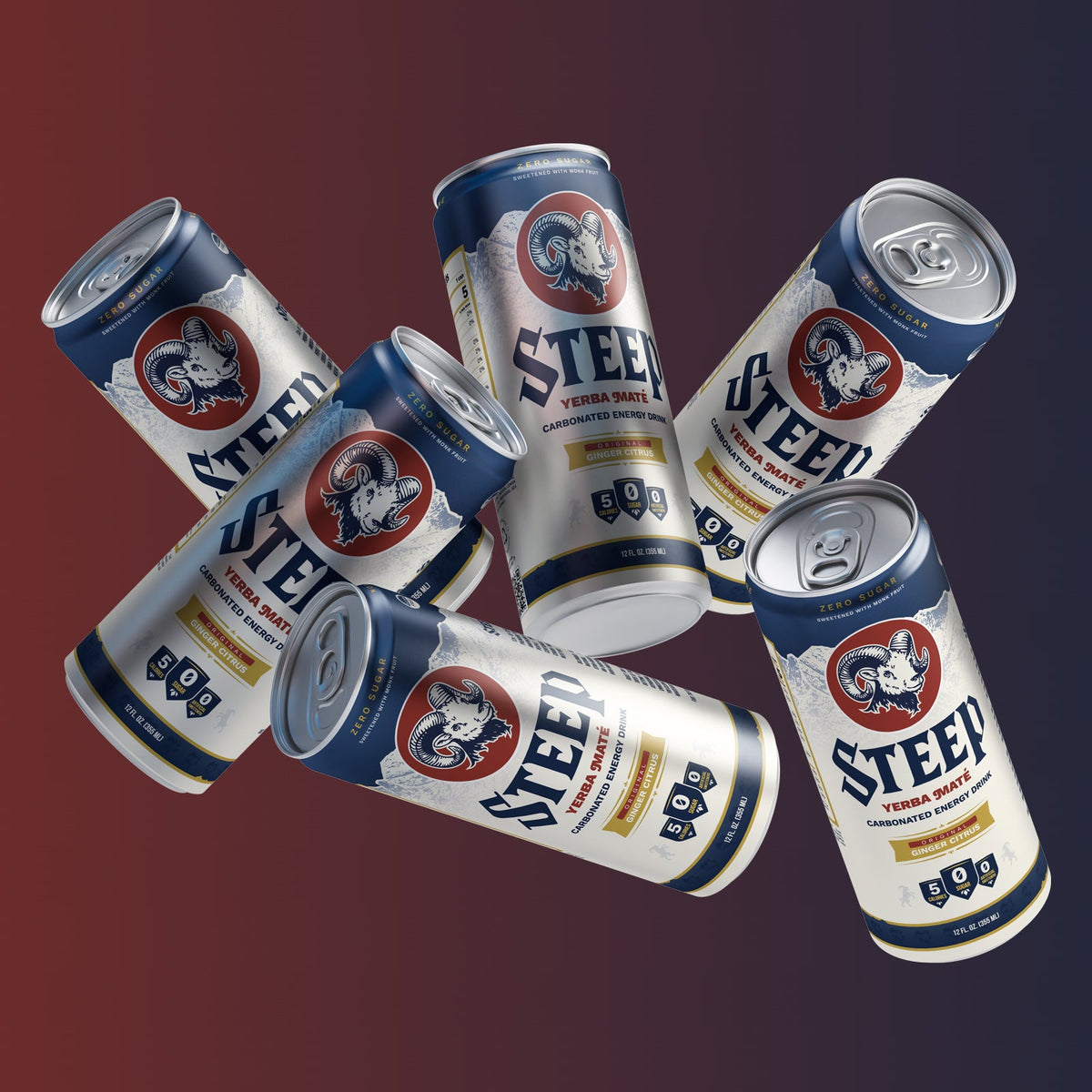 Carbonated Yerba Mate 12oz Drinks