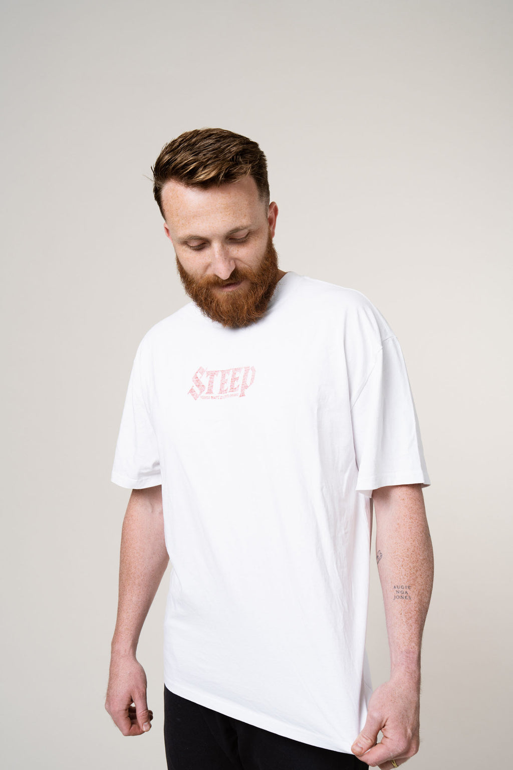 Faded Red Logo Tee