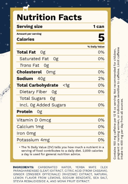 Steep Original Ginger Citrus 12oz - Single Can [See Total]