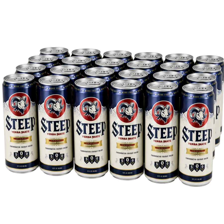Full case of Steep Original Ginger Citrus